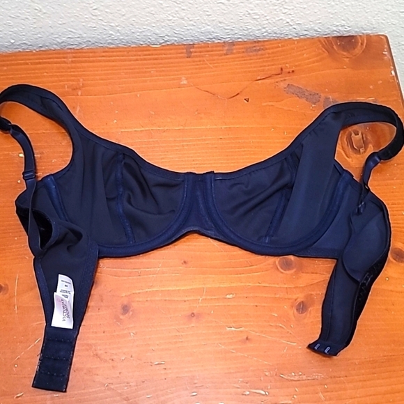 VINTAGE VICTORIA'S SECRET Y2K BLUE VELVET DEMI BRA  NO PADDED SIZE 36B - Picture 7 of 7